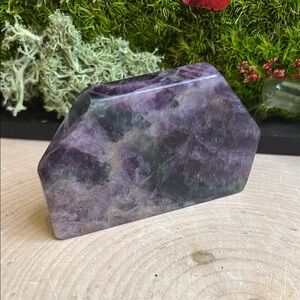 Rainbow fluorite tile